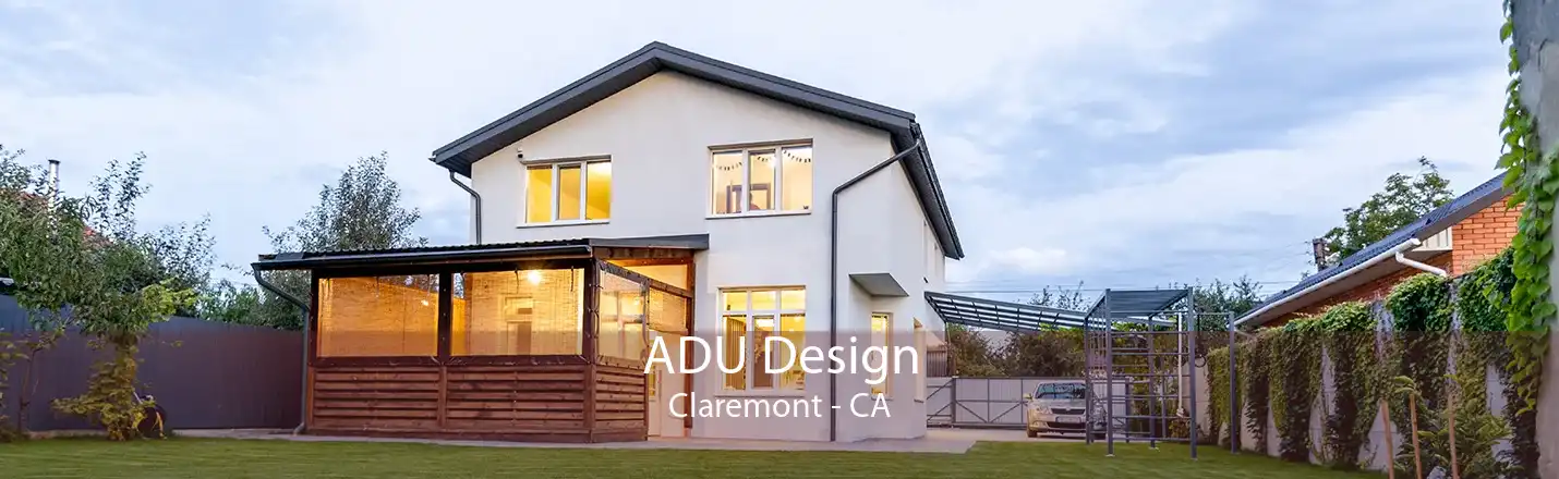 ADU Design Claremont - CA